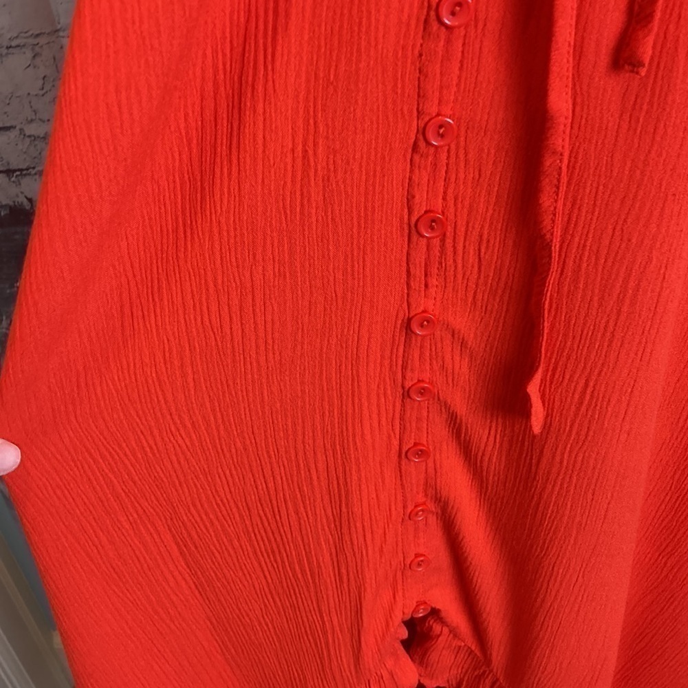 City Chic High Low Tigerlily Ruffle Maxi Dress Size 14 XS Feminine Sexy Vacation - Picture 12 of 15
